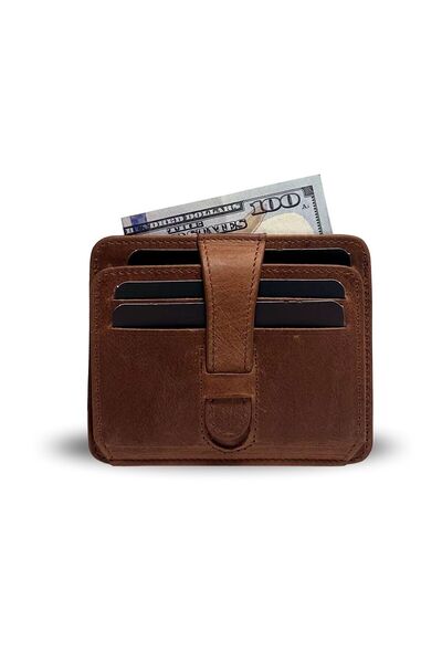 Ayaz Leather Helios Hakiki Deri El Yapımı Kartlık