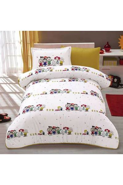 Pazar Home Bedding 4-piece single bed sheet for children - Bazaar Home Liwa with stitched filling