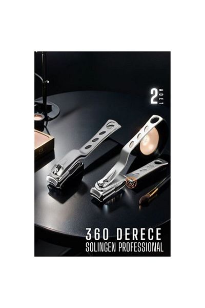 Skygo 360 Degree Nail Clipper 2 PCS Solingen Professional