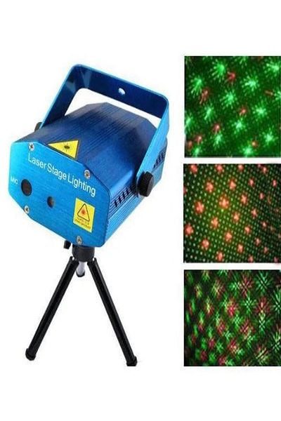 rexa Mini Mp3 Dot Lighting Led Laser Projector Stage Lighting For Party And Bars Multicolour