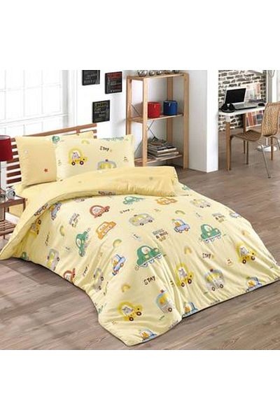 Pazar Home Bedding 4-piece cotton baby single bed sheet - Bazaar Home Cardiff with stitched filling
