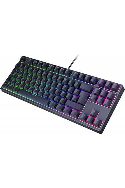 Hiwings Mechanical Gaming Keyboard, Black, Rgb, 88 Buttons, 36 X 13.8 X 3.8 Cm