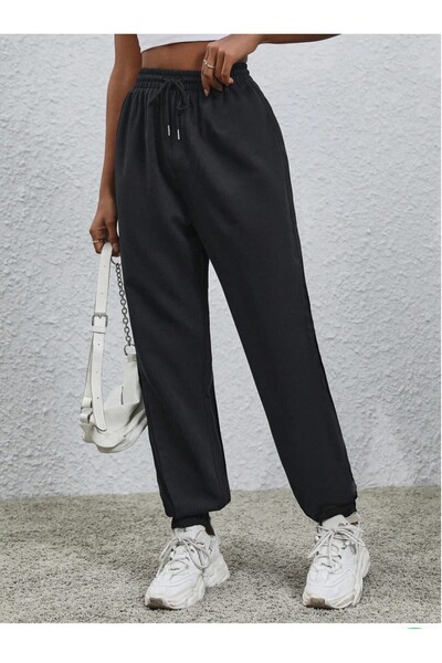 UYN SPORT Γυναικεία μαύρη φόρμα jogger