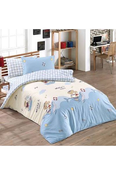 Pazar Home Bedding 4-piece cotton baby single bed sheet - Bazaar Home Cardiff with stitched filling