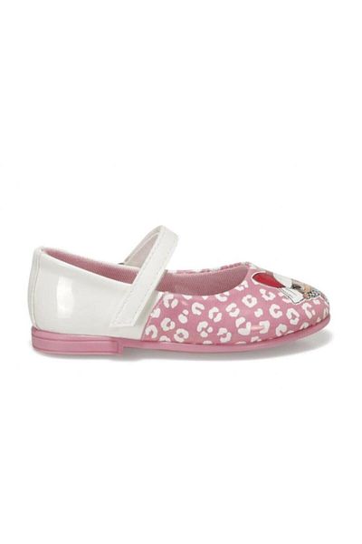 minibonito Girl's White Fuchsia Ballerinas