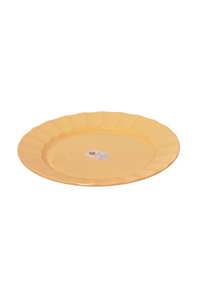 SPRİNG 20cm round yellow melamine plate
