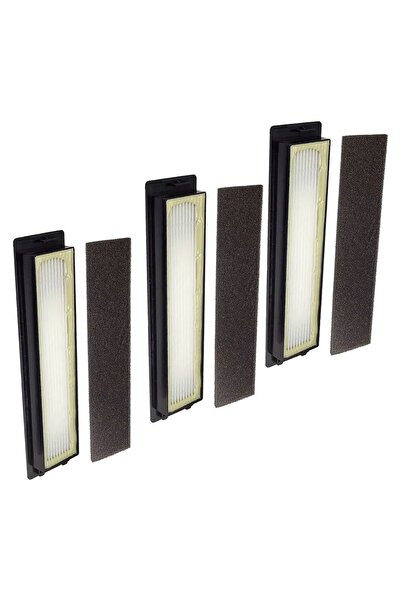 Marketto ميديا ​​M7 مكنسة كهربائية وممسحة روبوت متوافقة مع 3 مكنسة كهربائية فلتر هيبا (مع إسفنجة)