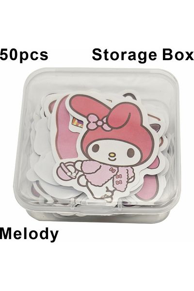 Choice Melody 50pcs Kids Hello Kitty Keroppi Melody Storage Box Stickers Cute Cartoon Anime Notebook Suitca