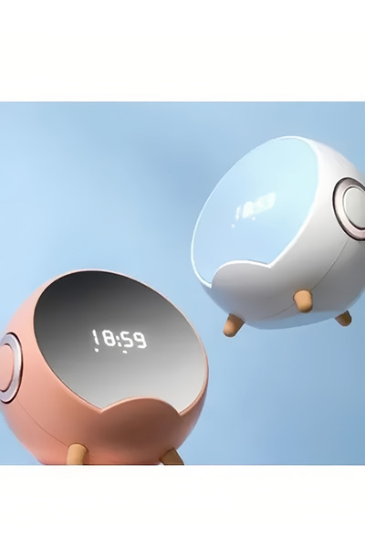 fulina Smart Bluetooth Speaker,Wireless Charging,Convenient to carry,With Mirror,10W,Pink