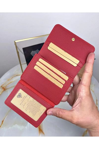 Fil Deri Genuine Leather Multi-Compartment Zippered Wallet with Coin Compartment 2098