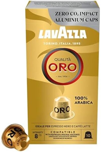 LavAzza Lavazza Qualità Oro Coffee, 100% Arabica, Nespresso Original Compatib...