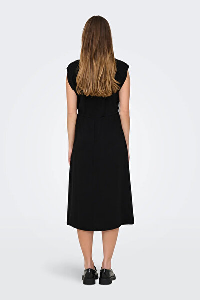 JDY Women's Jdydivya Waist Midi Dress 15350728 Black