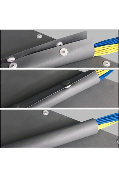 Amonenz Cable Protection, Pvc, Grey, 3 M