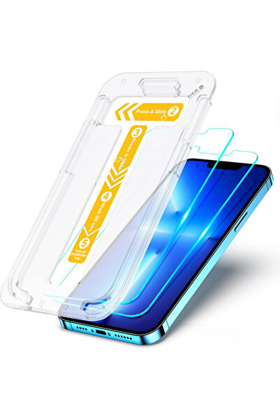 Cirycase Set de 2 folii de protecție pentru iPhone 13 Pro Max Cirycase, cu ra...