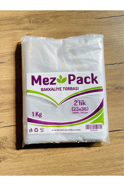 MEZ-PACK BAKKALİYE TORBASI NAYLON 2'LİK 1 KG