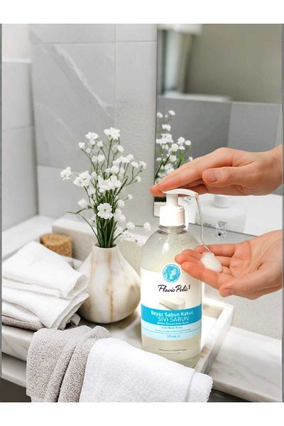FLAVİOPOLİS Flaviopolis 500ml White Soap Scented Liquid Soap