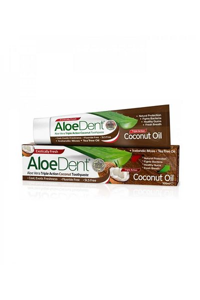 AloeDent Natural Coconut Oil Toothpaste by Aloedent - 100ml