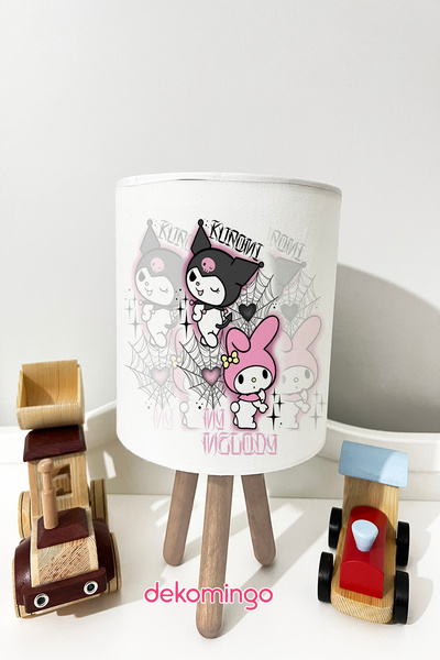 dekomingo Lamp Shade Kuromi Net My Melody Baby and Children's Room