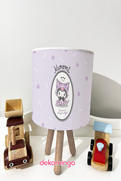 dekomingo Lamp Shade Oval Frame Kuromi Baby and Children's Room