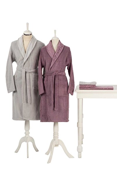 Özdilek Özdi̇lek Camellia Gray-Damson Happy Set