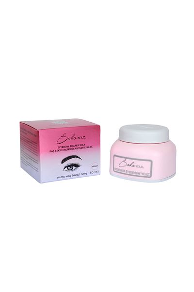 Soho N.Y.C. Eyebrow Fixer Wax- Strong Effect-Transparent-50Ml