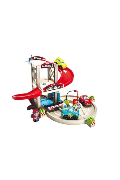 Ottosimon Set Ecoiffier de Constructii cu Garaj si 3 Masinute Abrick