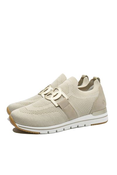 Remonte Beige Remonte sneakers, sock-type, made of knitted fabric