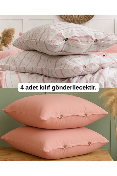 BESTİNA GOLD 4 Pillow Cases