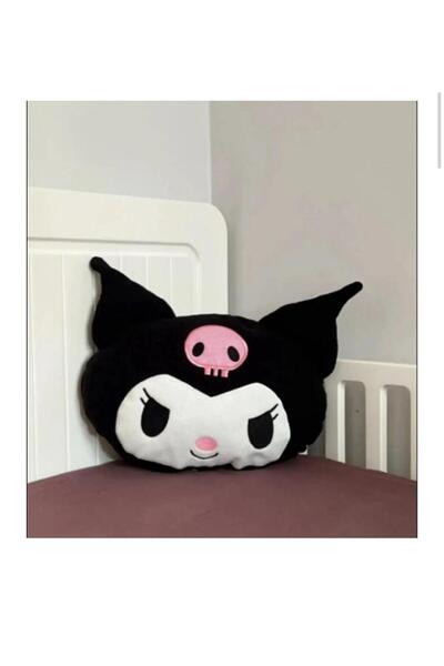facnspt Kuromi Peluş Nakışlı Yastık