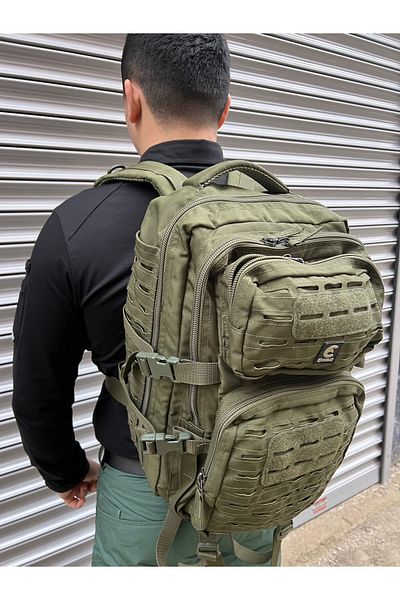 NkyÜniforma Rucsac tactic NKYStore 45L – Panou MOLLE, mai multe compartimente, rezistent la apă