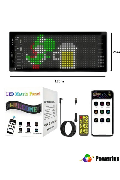 ESNEK LED EKRAN 7x17cm