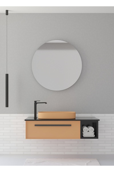 DEFF AHŞAP GİZA BANYO DOLABI