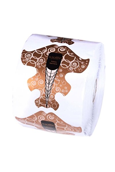 LUXORISE Πρότυπα για σχέδια νυχιών με απαλό στιλέτο - Χρυσά, 500 τεμάχια