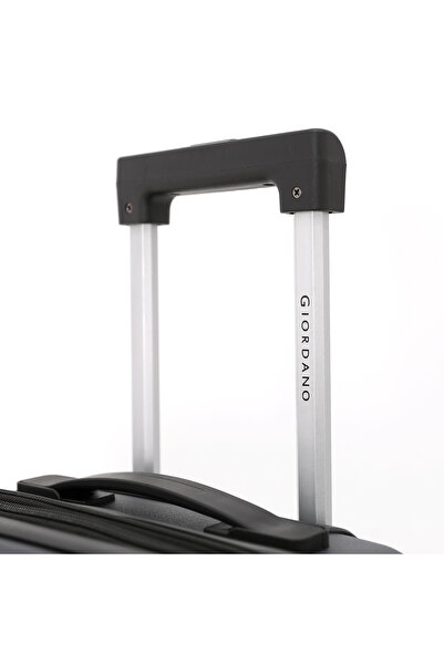 Giordano Hardshell PP Luggage Trolley Bag 20 inch Cabin Size With Double Spinner Wheels,Grey