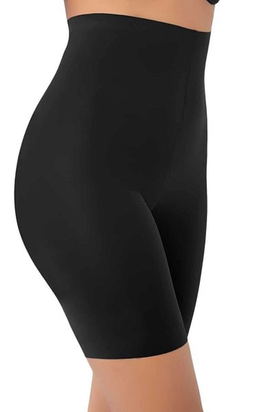 MYS GRUP TEKSTİL Black Color 2 Pieces Laser Cut 2 Size Slimming High Waist No Trace Silicone Long Corset / 3002