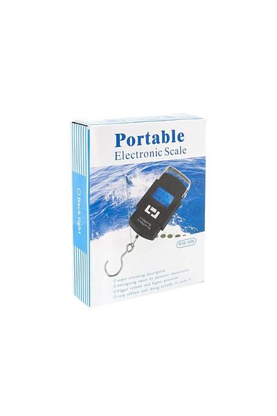 MACVI Cantar Digital de Mana Portabil Macvi®, Capacitate 50 kg, cu Senzor de Temperatura