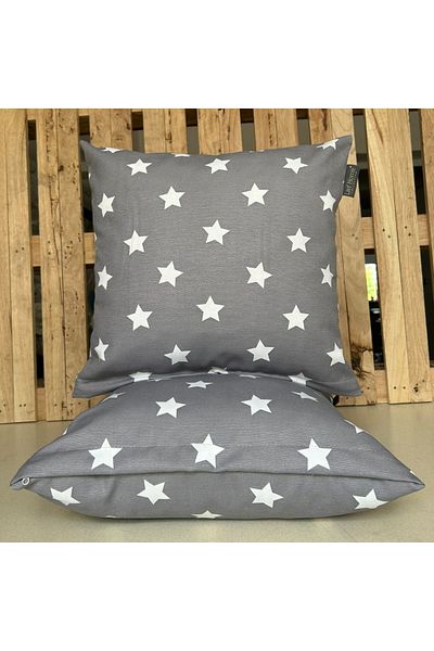 Lief Home Husa de perna decorativa cu fermoar din 2 piese - 40x40 cm
