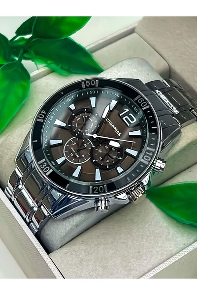 Choppers New Season Sports Model Silver Color Men's Wristwatch Bracelet with Gift Father's Day Gift