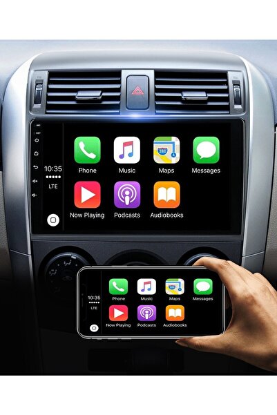 EXVOL Toyota Corolla 2006-2013 Android 12 Multimedya Carplay 2/32gb 9 Inc Hd Ips Ekran Park Kamera Hediye