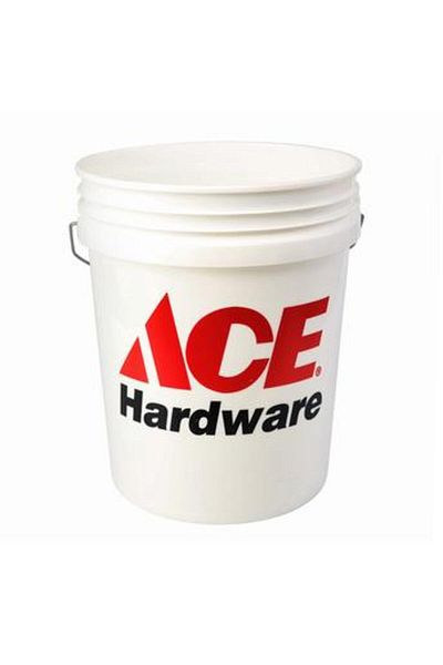 ACE Plastic Pail Paint Bucket (18 L, White)