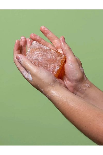 EQMQ STORE KOZMETİK صابون حمض الكوجيك، صابون حمض الكوجيك الشفاف المضاد للعيوب مع تأثير الكركم وحمض الكوجيك