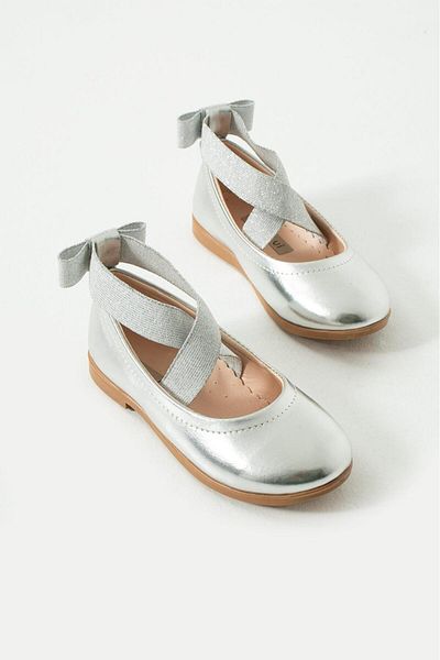 Via Bambino Girl Shoes B-300 Silver