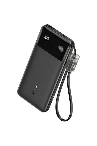 Anker 10000mAh Power Bank with 22.5W Charging Power and USB-C Cable and Lanyard