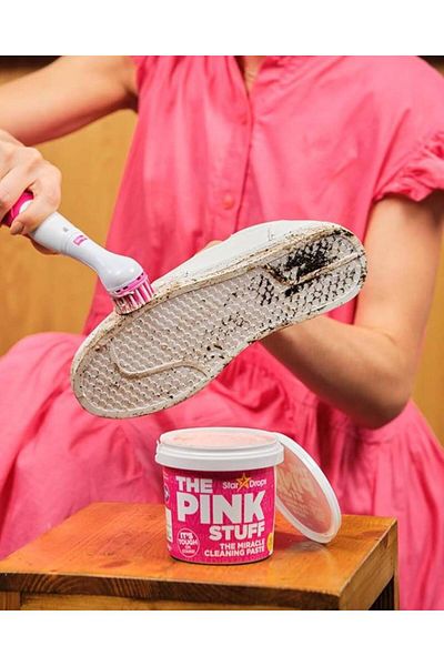 THE PINK STUFF Stardrops - The Pink Stuff - The Miracle Scrubber Kit - 4 Cleaning Brush Heads