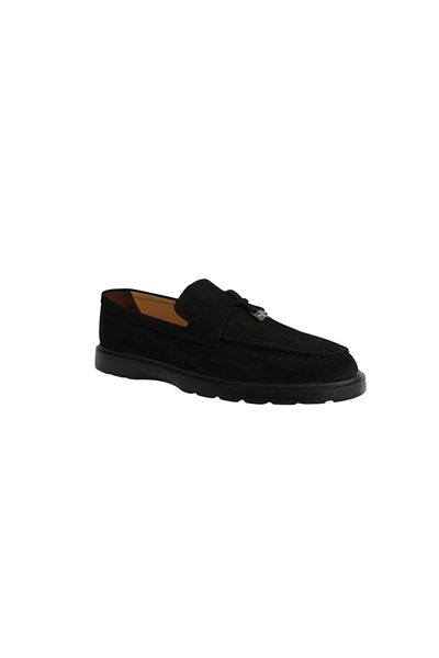 Greyybull Shoes Мъжки ежедневни обувки, черни черни, мокасини Rok