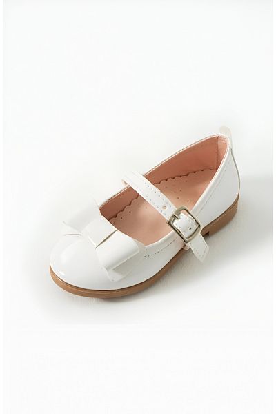 Via Bambino Girl Shoes B-190 White