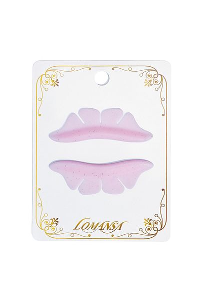 Choice 2 Pink Lomansa 1 Pair Silicone Glitter Butterfly Lash Lift Pad Eyelash Perm Rod Shield Lash Lifting