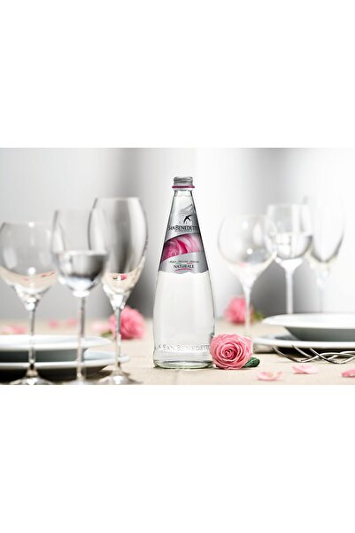 San Benedetto Doğal Minarelli Cam Şişe Su 250 ml x 24