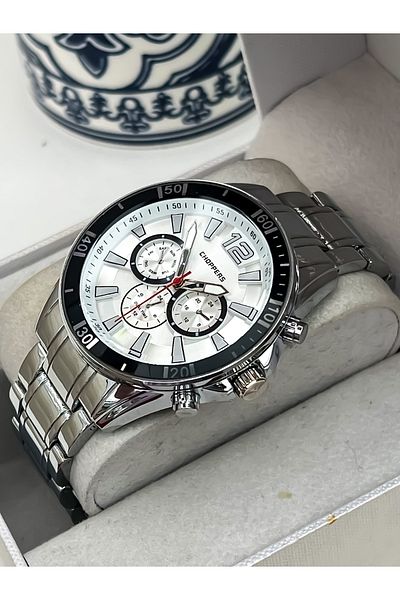 Choppers New Season Sports Model Silver Color Men's Wristwatch Bracelet with Gift Father's Day Gift