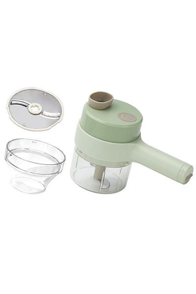 MACVI Tocator electric Macvi® verde, multifunctional, ideal pentru legume, carne si fructe, 300W